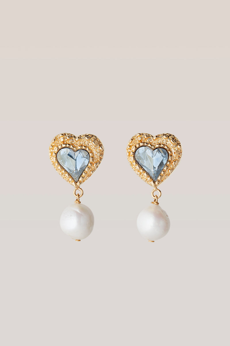 Blue Eden Love Earrings – Safsafu