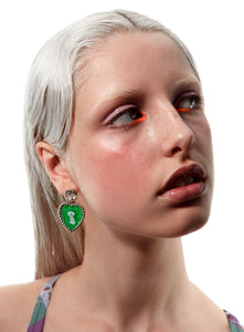 Green Bff Earrings