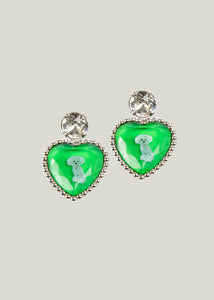 Pack Green BFF Earrings + Green BFF Necklace