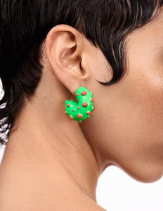 Green Neon Rave Earrings