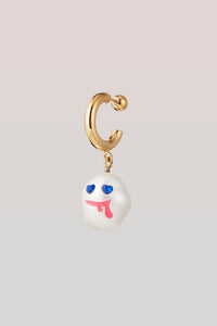 Drooling Cotton Candy Earring