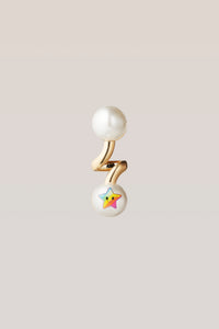 Kawaii Rainbow Pearl Earring