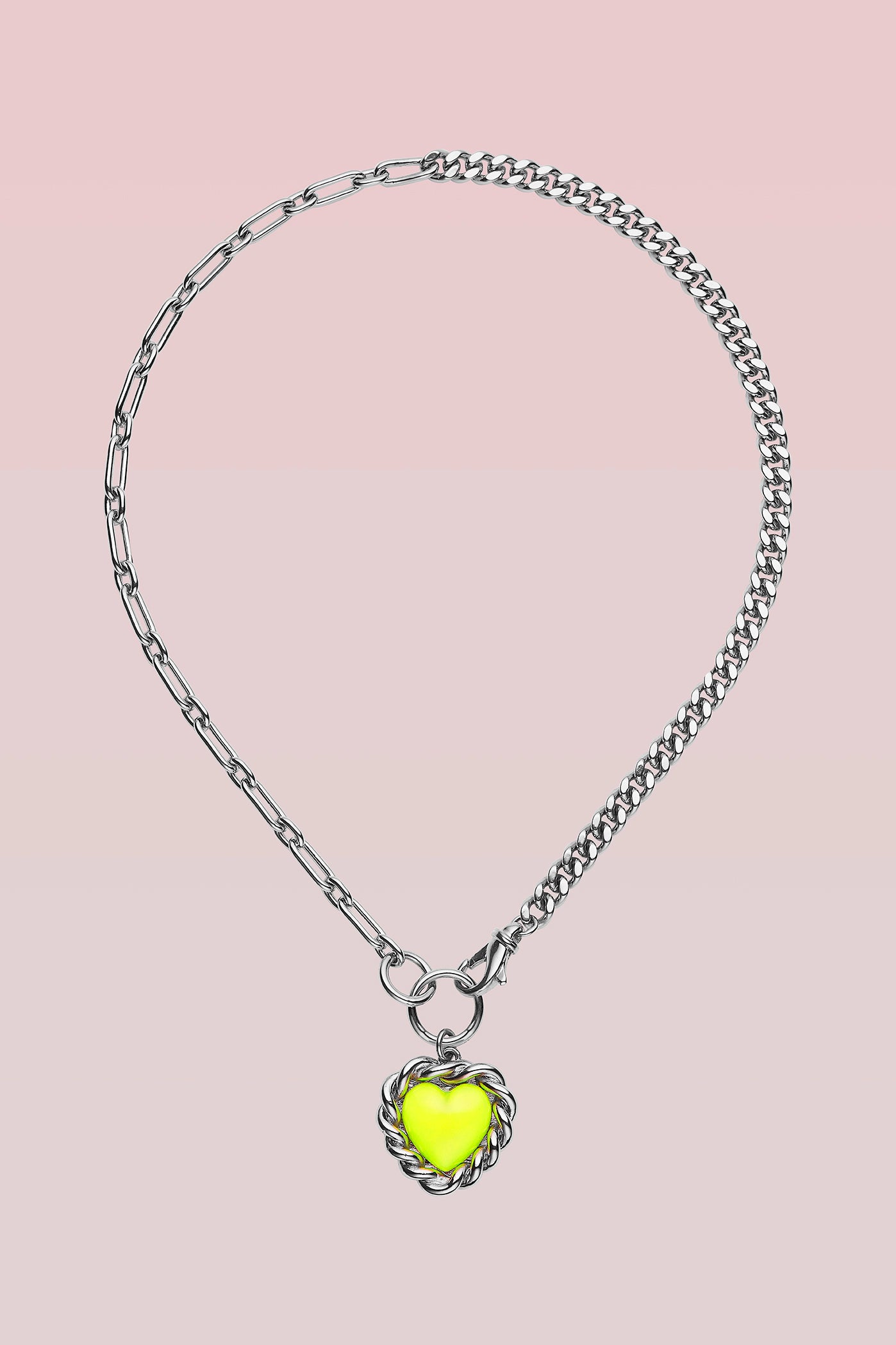 SAFSAFU ネックレスハートグリーンカナダ SAFSAFU ネックレスハートグリーンカナダ