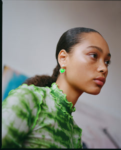 Miss Limelight Neon Green Earring – Safsafu